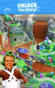 Screenshot 2 for Wonka’s World of Candy Match 3 1.21.1707 MOD APK (Unlimited Lives + Boosters)