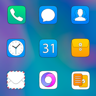 Screenshot 3 for EMUI CARBON ICON PACK 3.2 Patched