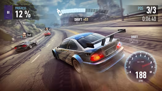 Screenshot 2 for Need for Speed No Limits 8.2.0 MOD APK