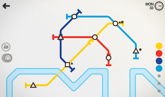 Screenshot 1 for Mini Metro 2.1.3 FULL APK + MOD Unlocked