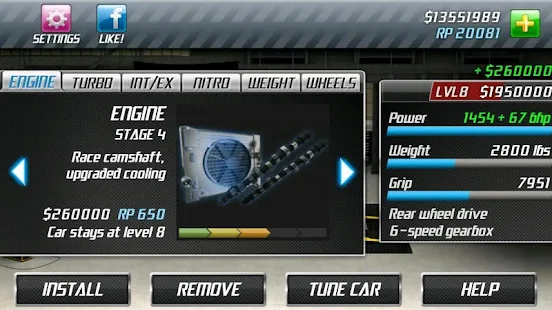 Drag Racing 1.8.4 MOD (Unlimited Money + Unlocked) Drag Racing 1.8.4 MOD (Unlimited Money + Unlocked)