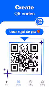 Screenshot 2 for QR Code Scanner 2.2.2.1 MOD APK Premium Unlocked