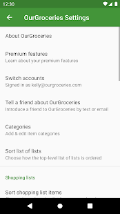 Screenshot 4 for Our Groceries Shopping List Premium 4.0.2