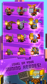 Screenshot 5 for Idle Mine RPG Mod APK 0.6.38 Mod speed