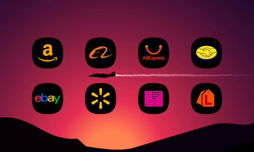 Screenshot 4 for OneUI 3 Black Icon Pack 2.7 Patched