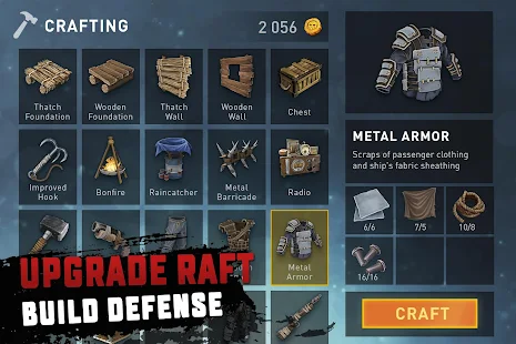 Screenshot 3 for RAFT Original Survival Game 1.38 MOD APK