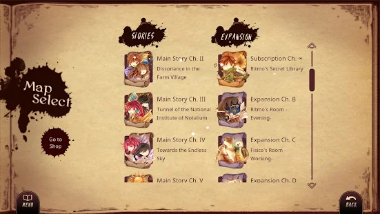 Screenshot 6 for Lanota Dynamic & Challenging Music Game 2.6.1 APK Full Unlocked