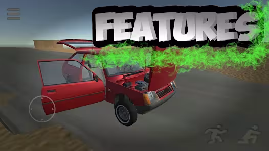 Screenshot 1 for The Desert Driver 0.7.1 MOD APK Unlocked Full Version