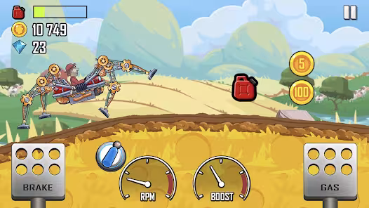 Screenshot 2 for Hill Climb Racing 1.36.0 APK + MOD (Ad-Free)