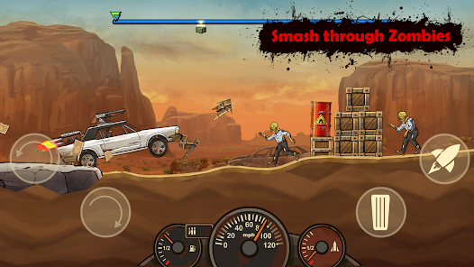 Screenshot 5 for Earn to Die Rogue 1.02.111 MOD APK Unlimited Money