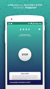 Screenshot 1 for 8.8.8.8 Faster Internet & Unblock Sites 1.0.2 Ads-Free