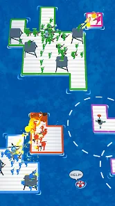 Screenshot 4 for War of Rafts Crazy Sea Battle 0.41.01 MOD APK Unlimited Money