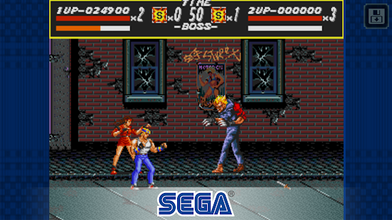 Screenshot 2 for Streets of Rage Classic 2.0.4 ÐœOD (Unlocked)