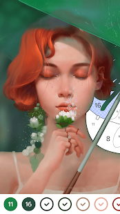 Screenshot 6 for Colorswipes Color by Number 3.8.0 MOD APK Unlimited Hints
