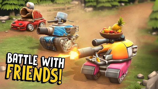 Screenshot 2 for Pico Tanks Multiplayer Mayhem 50.1.1 MOD APK Money