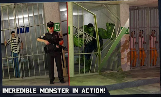 Screenshot 3 for Incredible Monster Hero Super Prison Action Games 4.3 MOD APK