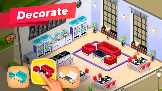 Screenshot 2 for My Cafe Restaurant game 2019.7.2 MOD APK + Data