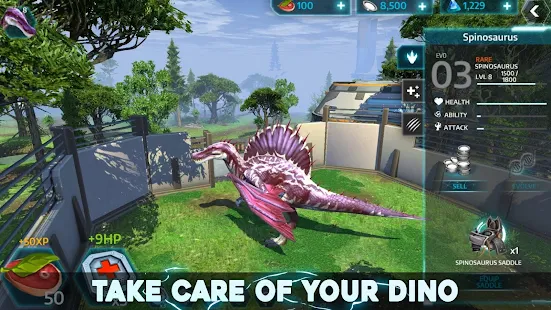Screenshot 3 for Dino Tamers Jurassic Riding MMO 1.11 (Unlimited Resources)