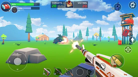 Screenshot 2 for PIXELS UNKNOWN BATTLE GROUND 1.52.02 MOD (Unlimited Money)