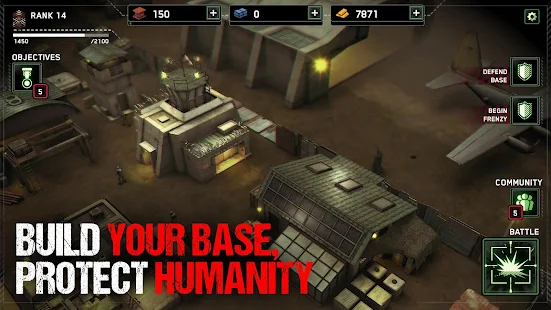 Screenshot 4 for Zombie Gunship Survival 1.3.7 MOD APK + Data
