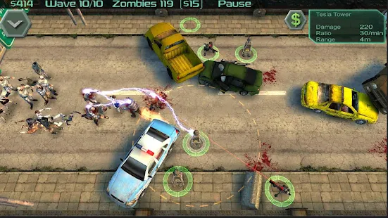Screenshot 4 for Zombie Defense 12.8.1 Mod free shopping