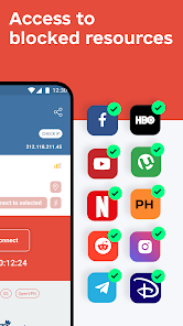Screenshot 2 for USA VPN 1.108 MOD APK Premium Unlocked