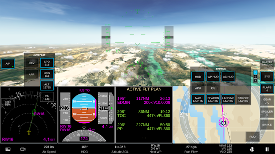 Screenshot 1 for RFS Real Flight Simulator 0.6.7 MOD APK + Data (Unlocked)