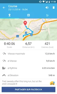 Screenshot 1 for FITAPP Running Walking Fitness Premium 4.1.4