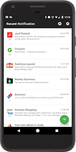 Screenshot 1 for Recent Notification 3.5.0 Unlocked