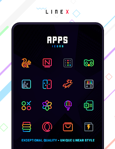 Screenshot 4 for LineX Icon Pack 6.1 APK Full Patched