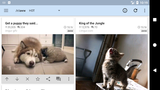 Screenshot 4 for rif is fun golden platinum for Reddit 4.14.3 Paid