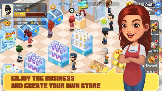 Screenshot 3 for My Sim Supermarket 2.0 MOD APK Unlimited Money
