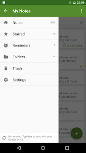 Screenshot 1 for My Notes Notepad Premium 1.9.4