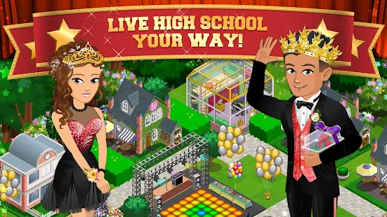 Screenshot 2 for High School Story 5.4.0 MOD APK Unlimited Shopping