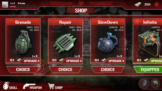 Screenshot 3 for Zombie Defense Force-3d zombies hunting king v1.0.7.1 MOD APK (Unlimited Money)