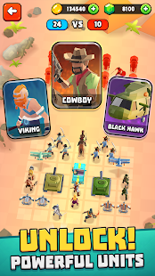 Screenshot 1 for Battle Simulator Warfare 1.3.334 MOD APK Money