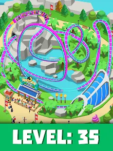 Screenshot 5 for Idle Theme Park Tycoon Recreation Game 2.2.0 MOD (Unlimited Money)