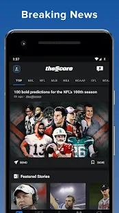 Screenshot 2 for theScore Live Sports Scores, News, Stats & Videos 20.3.0 Mod