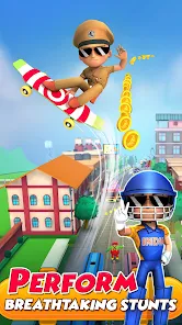 Screenshot 3 for Little Singham Super Skater 1.0.317 MOD APK Unlimited Spins