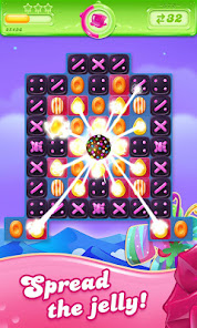 Screenshot 1 for Candy Crush Jelly Saga 2.36.5 MOD  (Unlimited Lives + More)