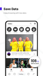 Screenshot 5 for UC Browser Turbo Fast Download, Secure, Ad Block 1.8.1.900 Mod