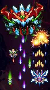 Screenshot 1 for Galaxiga Classic Arcade Game 24.61 MOD APK Unlimited Money
