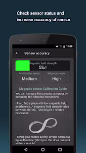 Screenshot 2 for Compass Level & GPS 2.4.8 Premium Mod