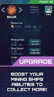 Screenshot 4 for Idle Planet Miner 1.3.13 MOD (Unlimited Money)