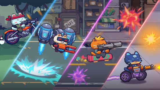 Screenshot 7 for Cat Gunner Super Force Pixel Zombie Shooter  1.7.0 MOD (Unlimited Money)