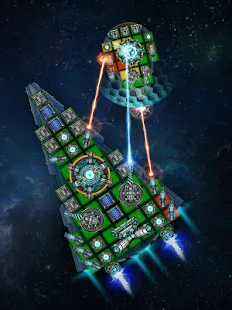 Screenshot 3 for Space Arena Build & Fight 2.6.3 MOD (Shield + Health + Gun Power + Gund Attack Speed x10)