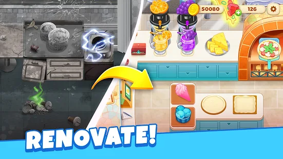 Screenshot 3 for Cooking Diary Best Tasty Restaurant & Cafe Game 1.36.2 Mod money