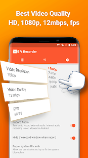 Screenshot 4 for Screen Recorder V Recorder Audio, Video Editor 2.7.2 Unlocked