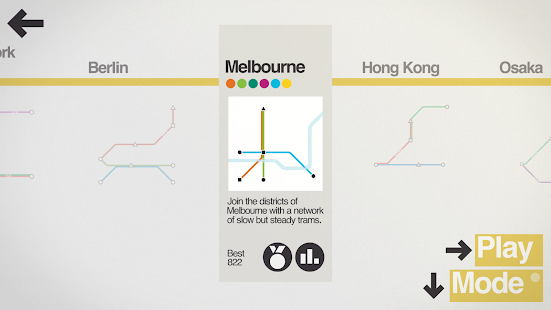 Screenshot 3 for Mini Metro 2.45.1 Mod unlocked