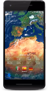 Screenshot 2 for 3D EARTH PRO local weather forecast & rain radar 1.1.14 Paid